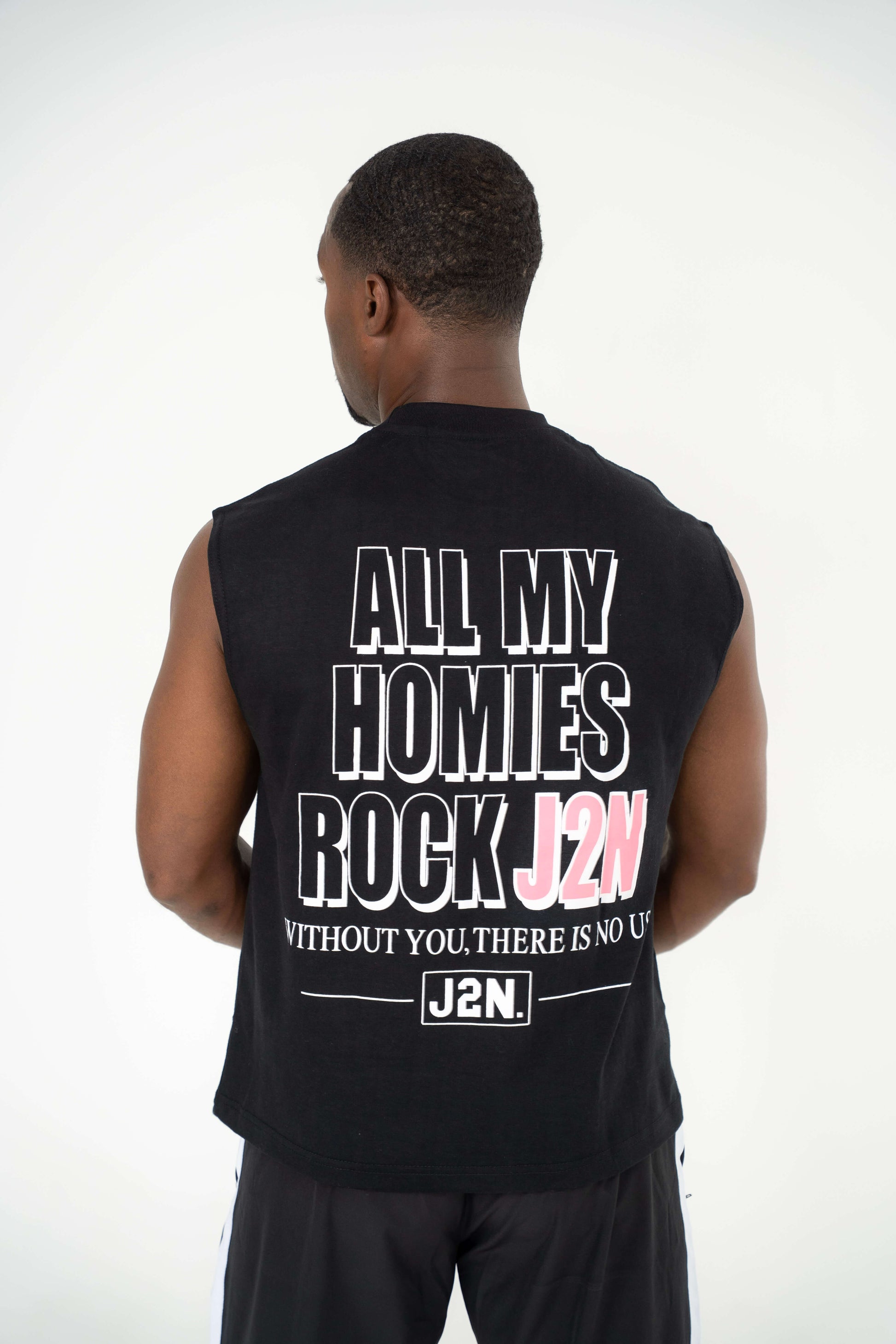 All my homies cut off tee - Just2Nice