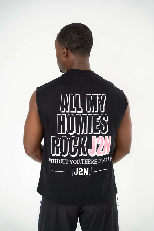 All my homies cut off tee