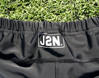 Speed racer compression shorts