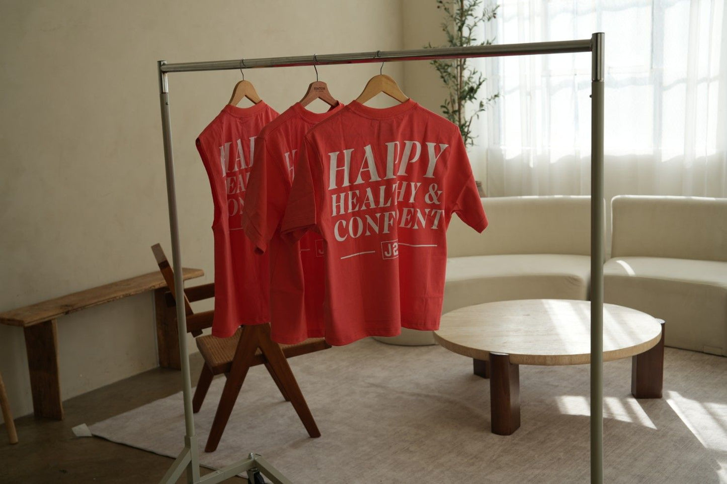 Happy Healthy Confident tee