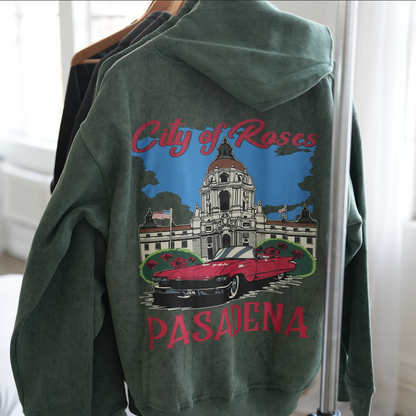 City hall Hoodie (Pasadena green)