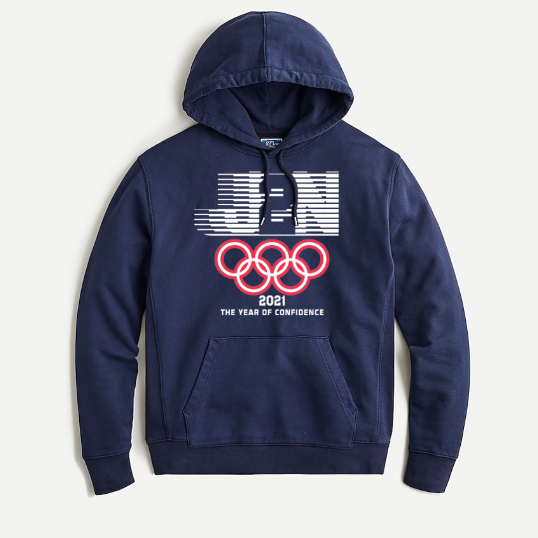 Navy Hoodie 2021 Year of Confidence - Just2Nice