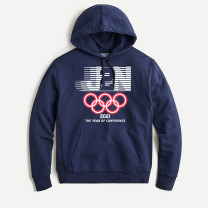 Navy Hoodie 2021 Year of Confidence - Just2Nice