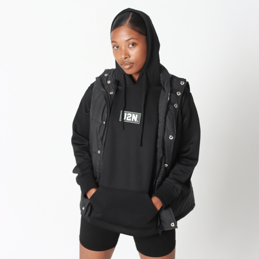 J2N ATHLETIC HOODIE (black) - Just2Nice