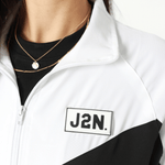 J2N Track Jacket (Black & White) - Just2Nice