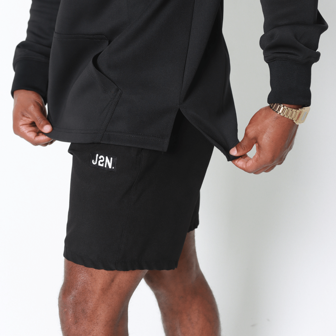 J2N ATHLETIC HOODIE (black) - Just2Nice