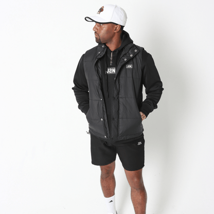 J2N TRACK VEST (Black) - Just2Nice