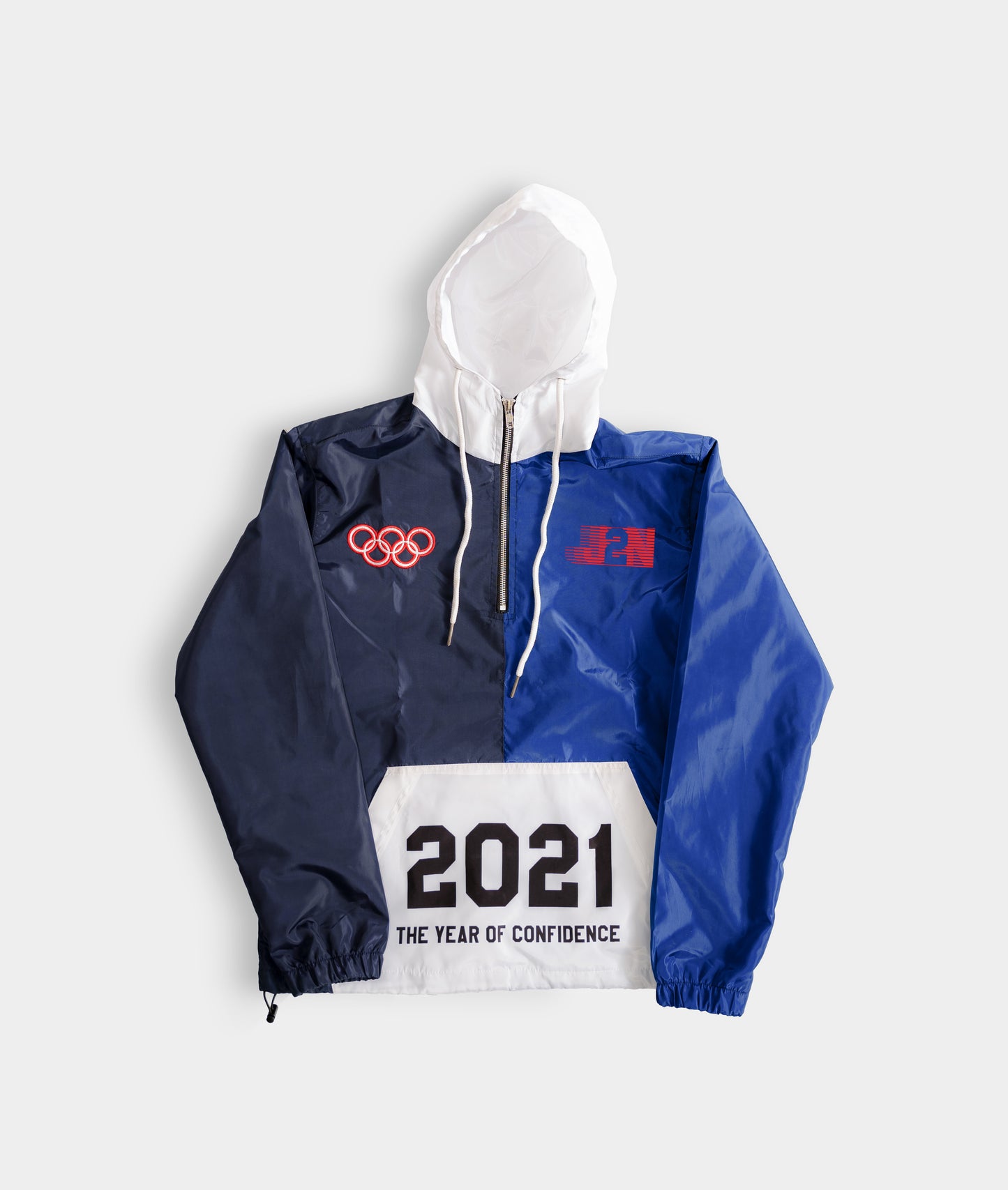 Blue Track Jacket 2021 Year of Confidence - Just2Nice