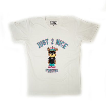 Just 2 Nice Forever T-Shirt (White) - Just2Nice