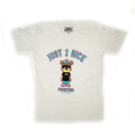 Just 2 Nice Forever T-Shirt (White) - Just2Nice
