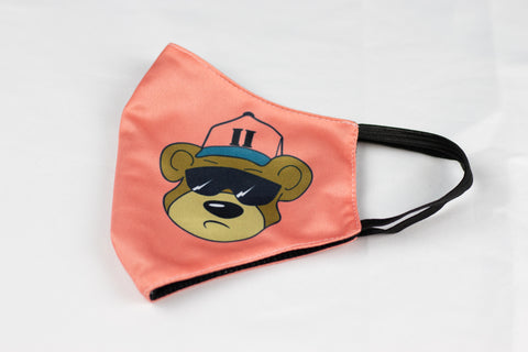 Peach J2N Bear Mask - Just2Nice