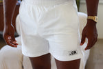 J2N luxury athletic shorts (White) - Just2Nice