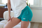 J2N luxury athletic shorts (Teal) - Just2Nice