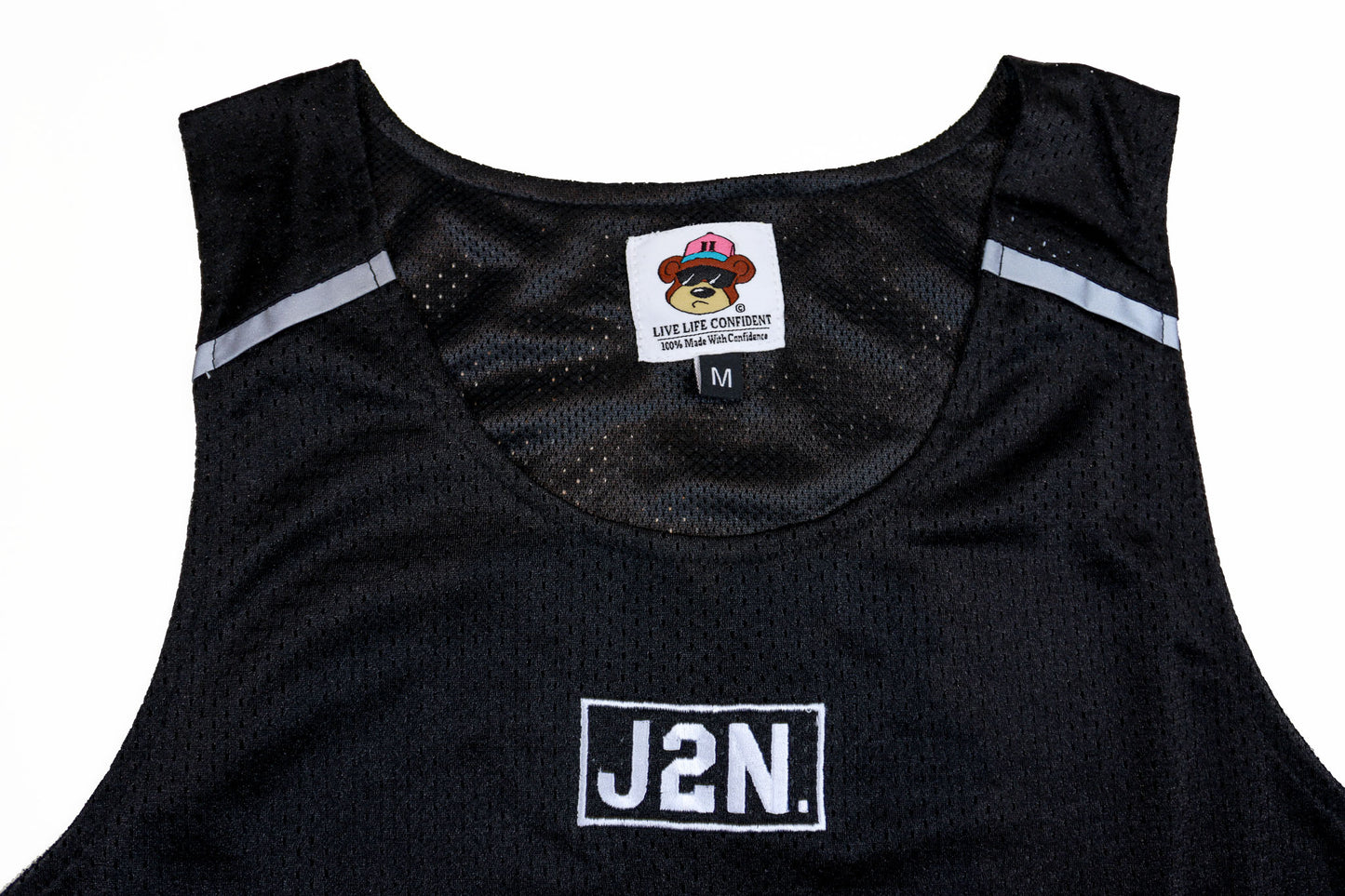 J2N Luxury Mesh Tank (Black) - Just2Nice