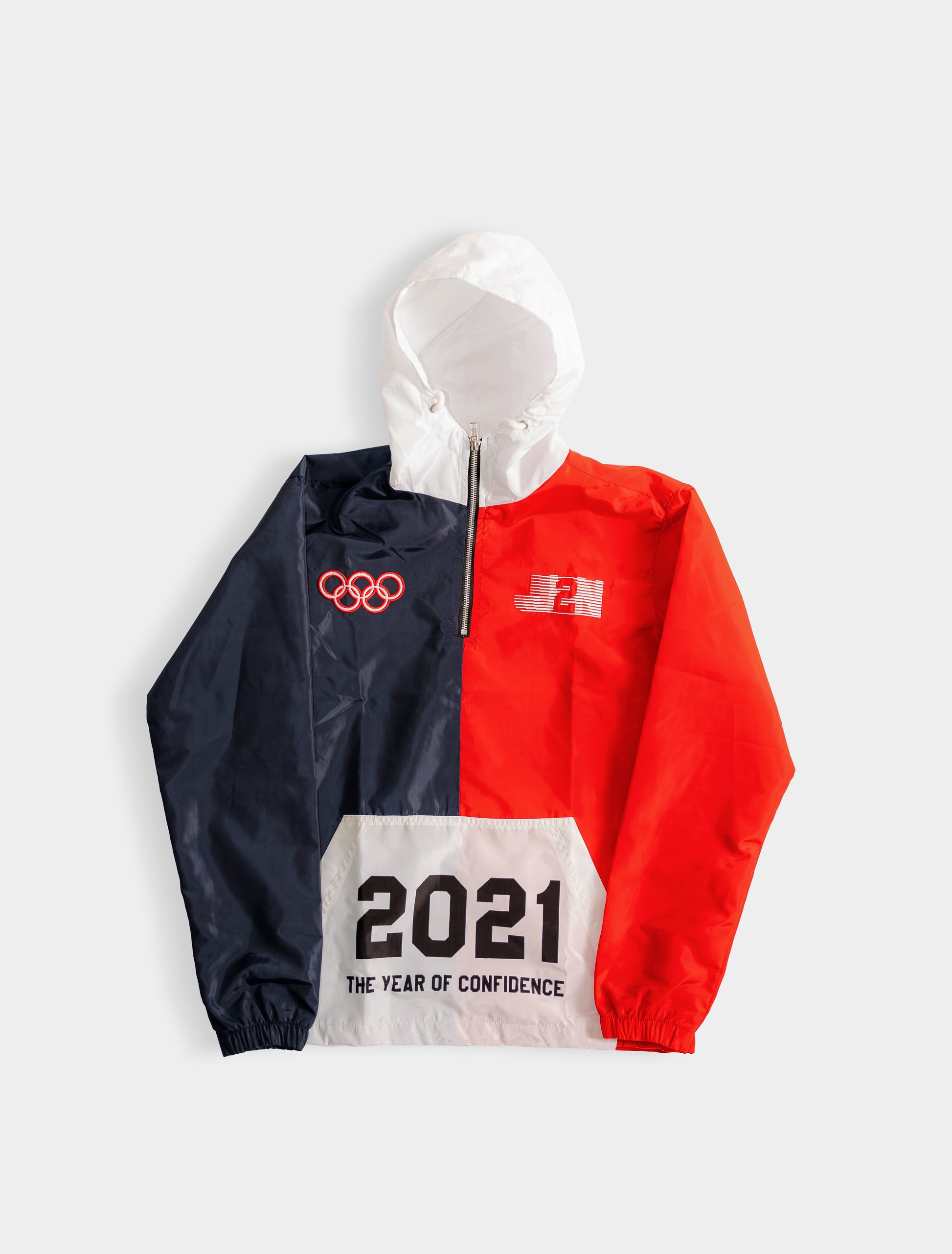 Red Track Jacket 2021 Year of Confidence - Just2Nice