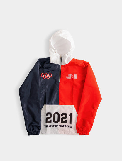 Red Track Jacket 2021 Year of Confidence - Just2Nice